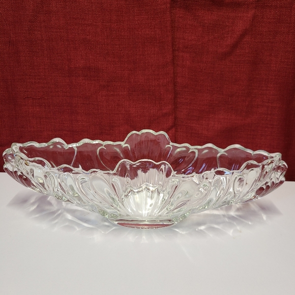 Vintage Jeannette Clear Gondola Glass Container - Picture 2 of 8